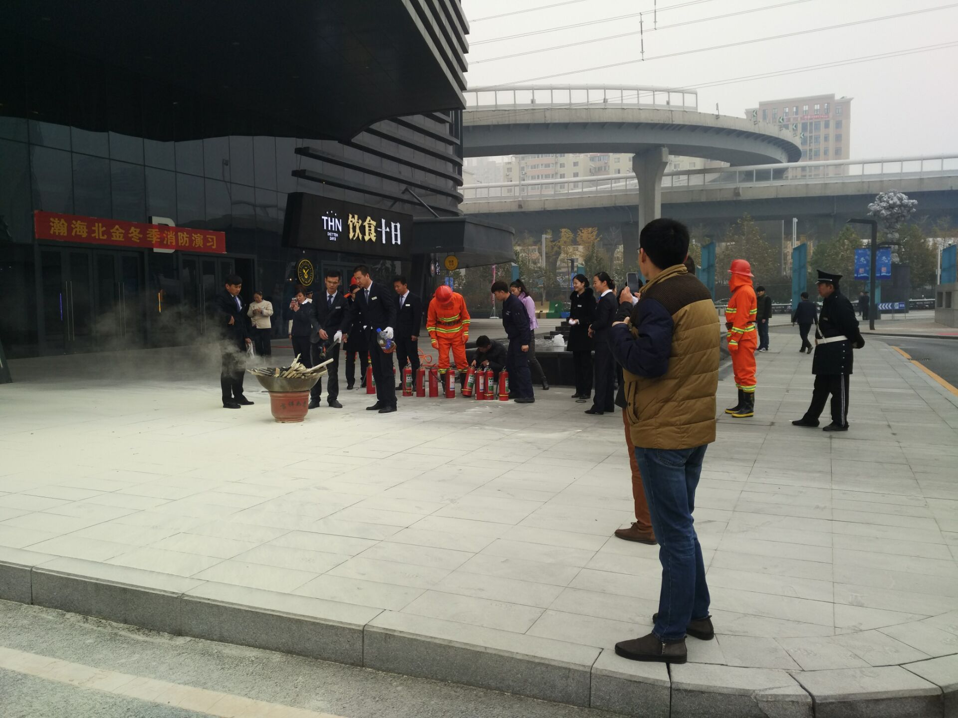 桂仁消防演習